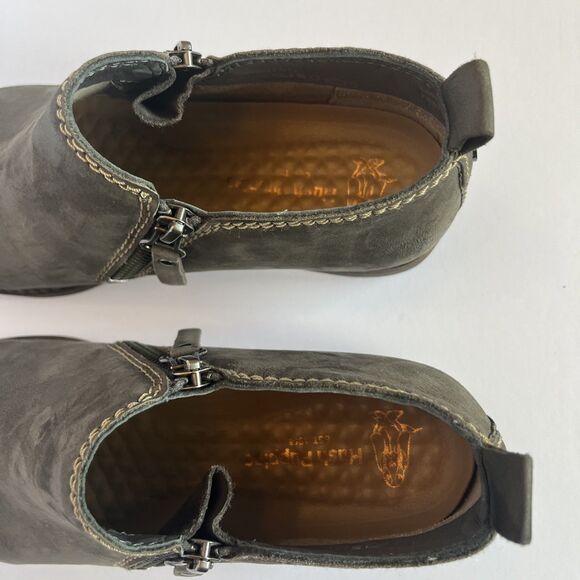 Hush Puppies Mazin Cayto, Women Chukka Ankle, Gray, Side Zip, Comfort Boots Sz 7 - Picture 6 of 16